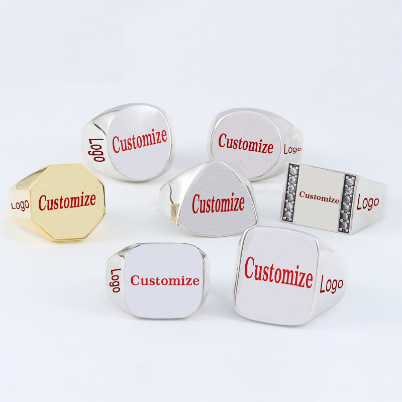 Custom Rings Contact  Us To Ch - Initial Ring Custom avaliação e preço