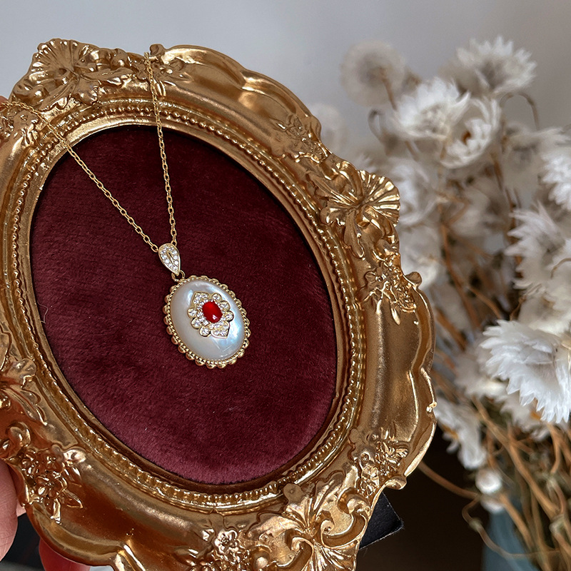 Women's Fashion Light Luxury F - Birth Flower Necklace avaliação e preço