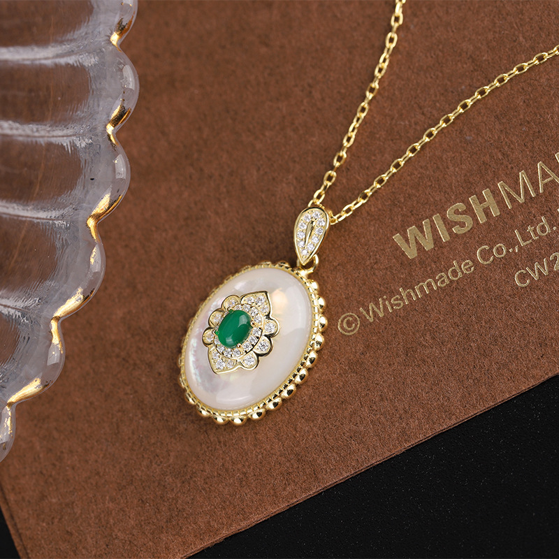 Women's Fashion Light Luxury F - Birth Flower Necklace avaliação e preço