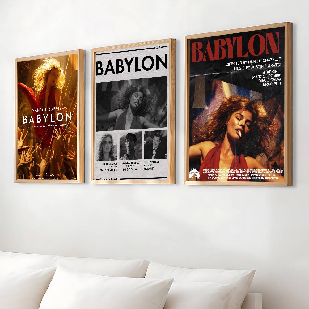 M-Margot R-Robbie Babylon Post - Custom Map Poster avaliação e preço