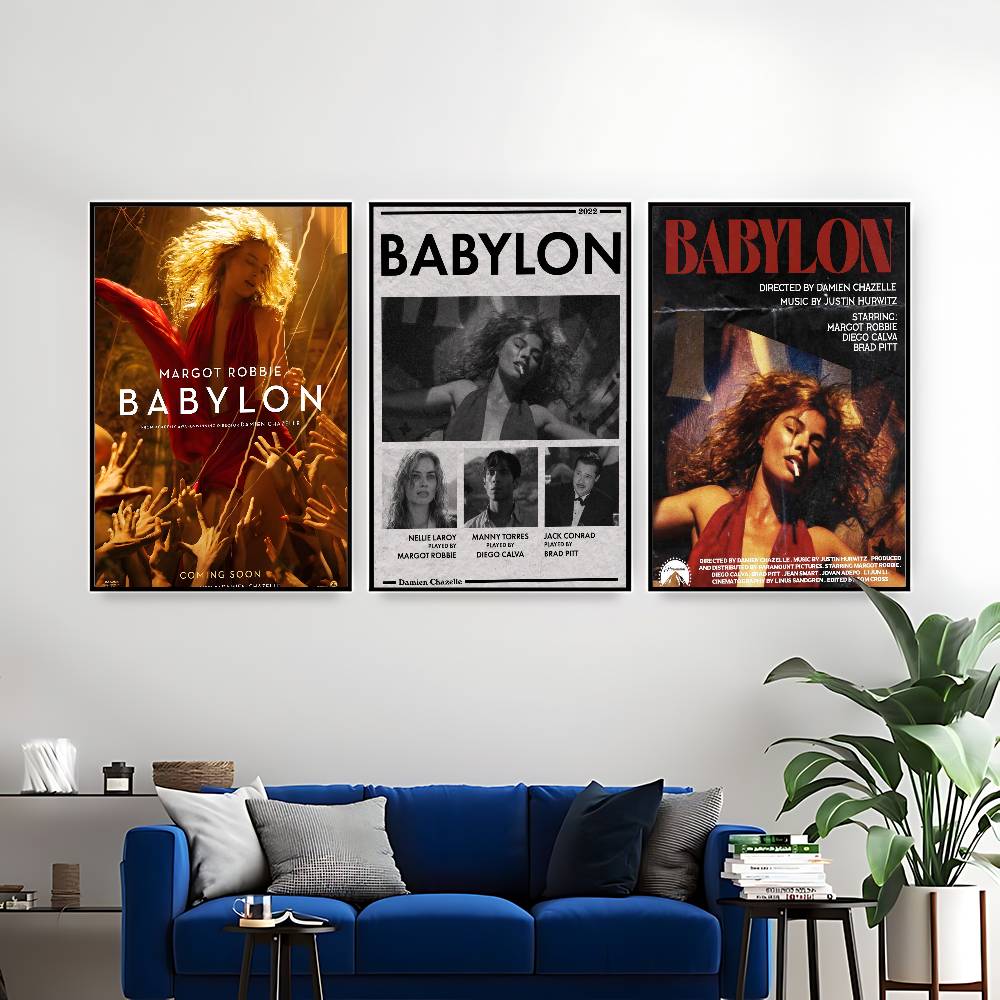 M-Margot R-Robbie Babylon Post - Custom Map Poster avaliação e preço