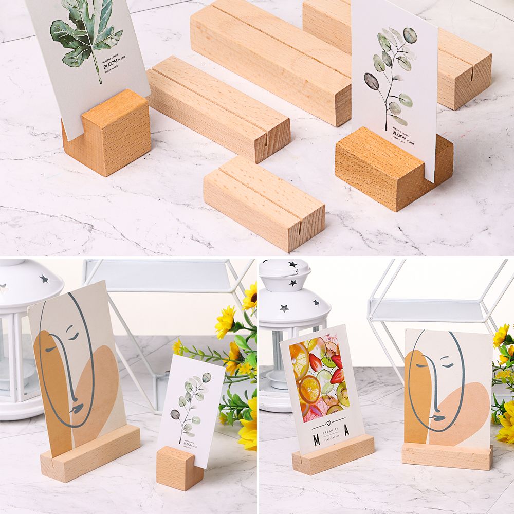 Picture Frame Base Desk Card N - Engraved Wood Frame avaliação e preço