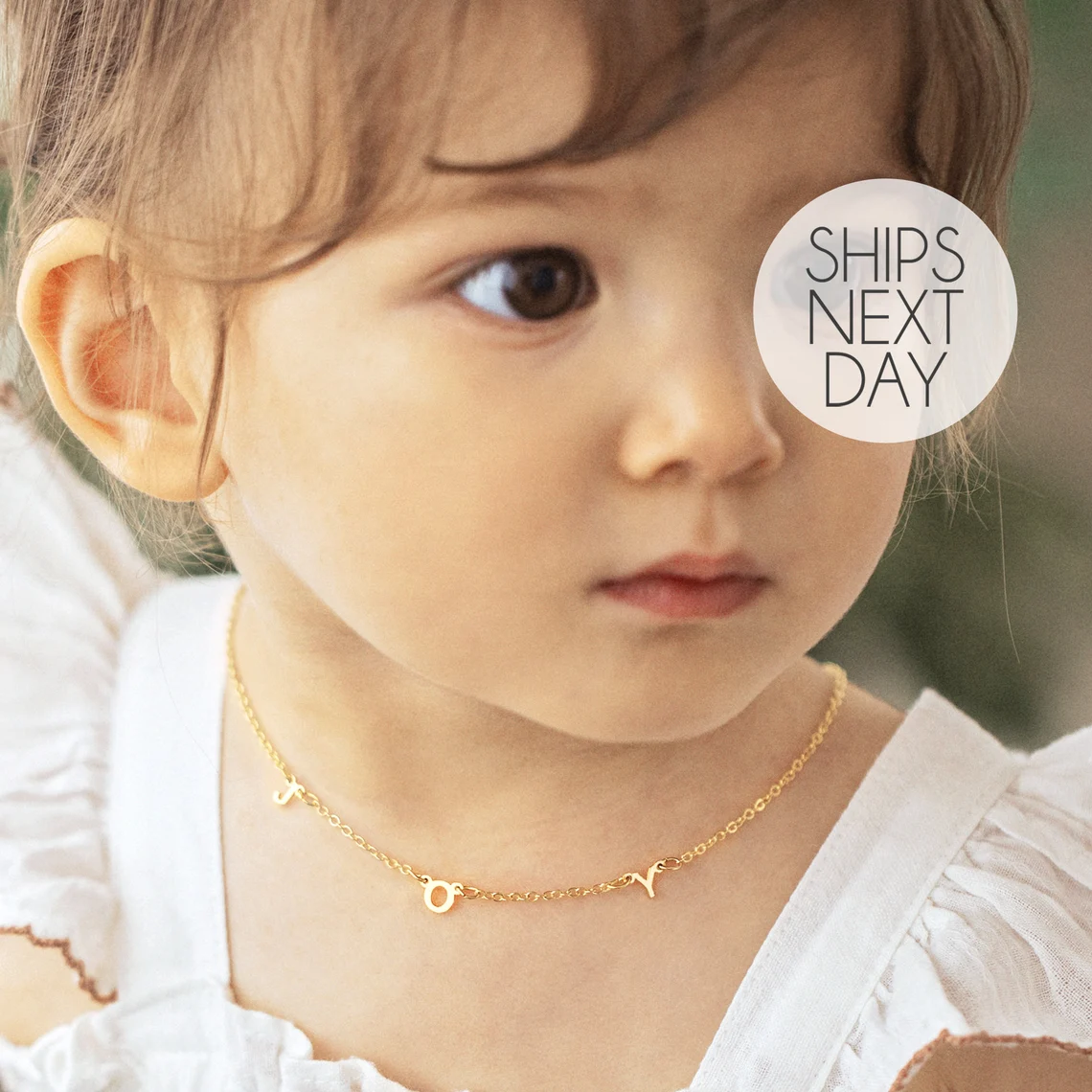Baby Girl Gift Personalized Fl - Birth Flower Necklace avaliação e preço