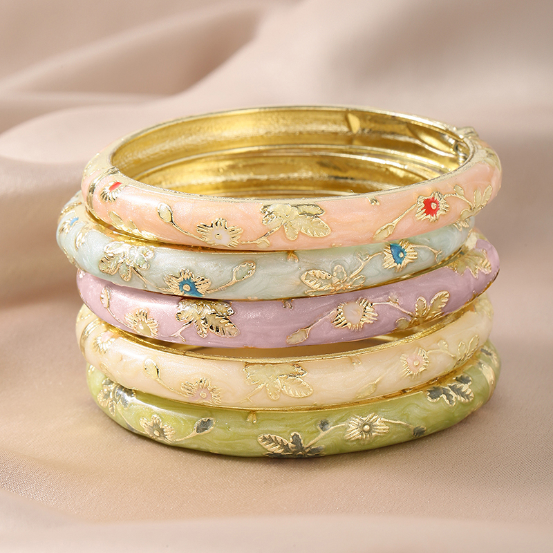FTCY 5PCS Fine Small Flower Cl - Coordinates Bracelet avaliação e preço
