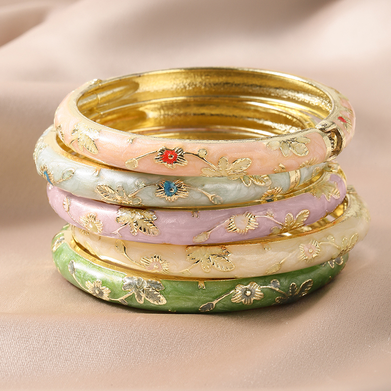 FTCY 5PCS Fine Small Flower Cl - Coordinates Bracelet avaliação e preço