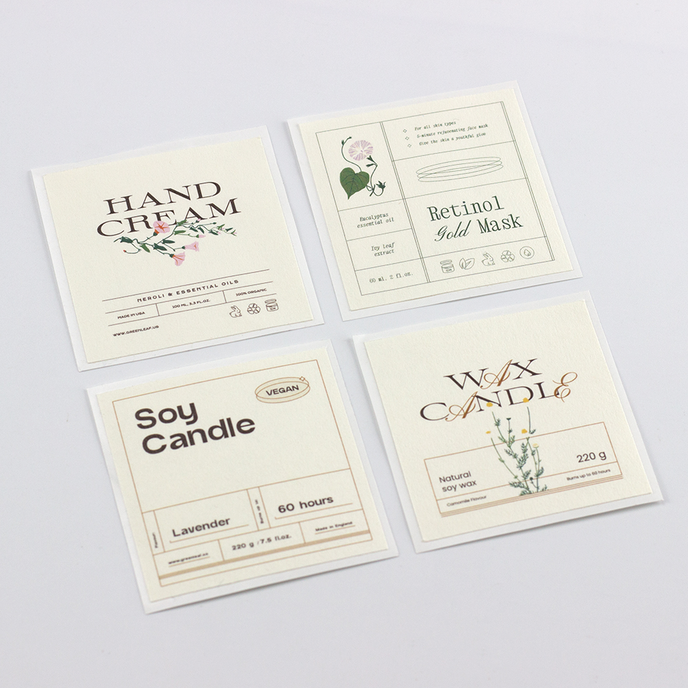 Custom Logo Printing Adhesive  - Personalised Candle Label avaliação e preço