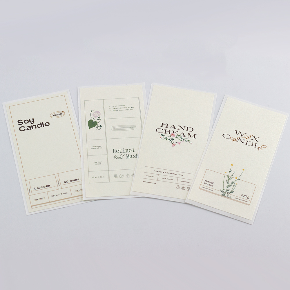 Custom Logo Printing Adhesive  - Personalised Candle Label avaliação e preço
