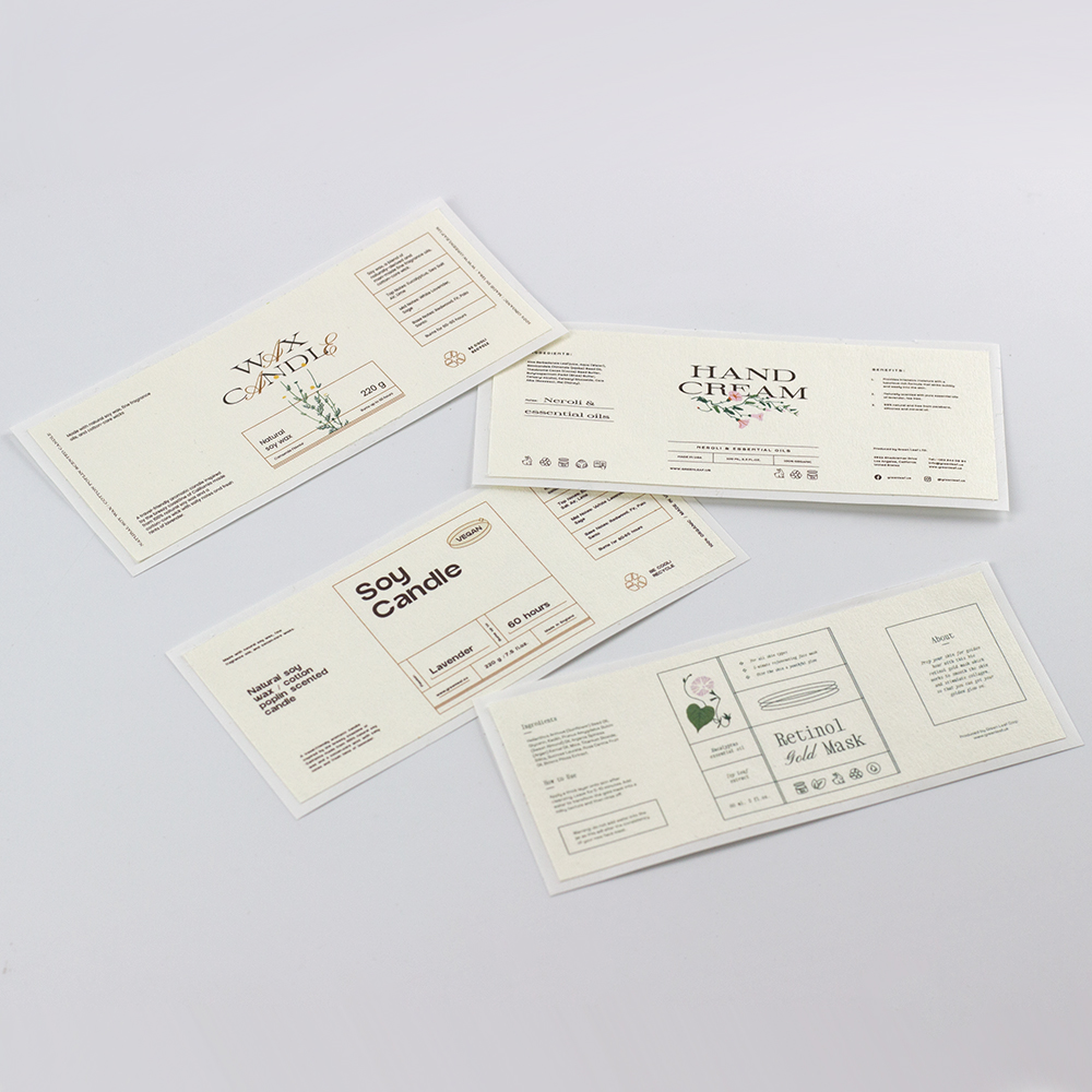 Custom Logo Printing Adhesive  - Personalised Candle Label avaliação e preço