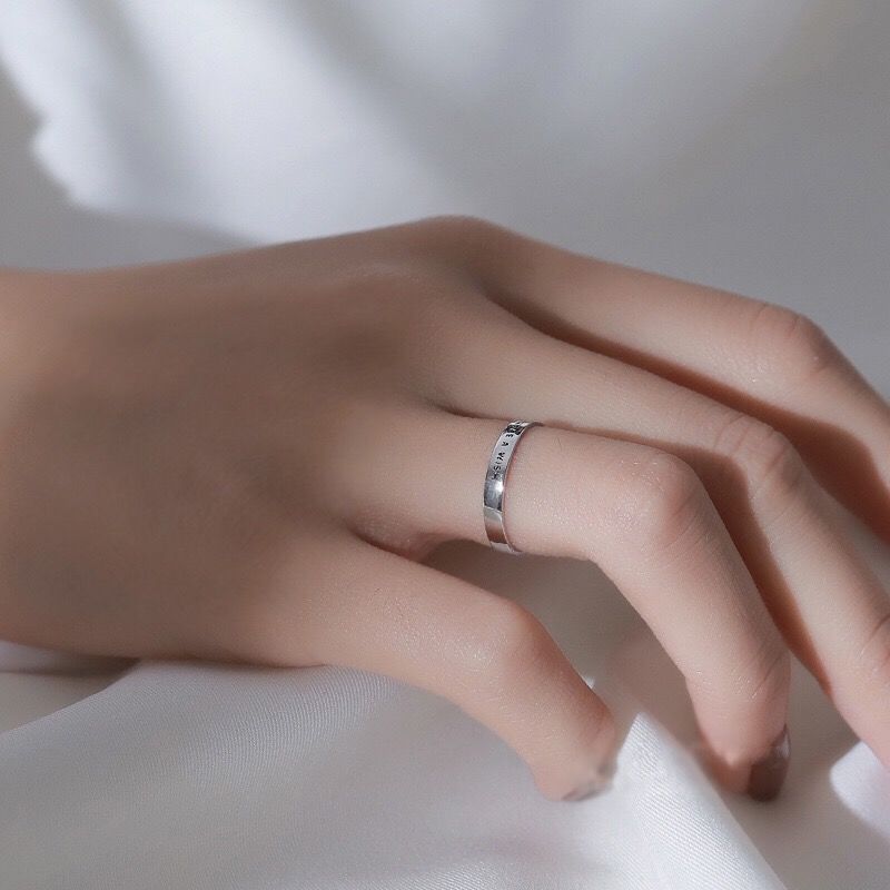 925 Sterling Silver Make A WIS - Initial Ring Custom avaliação e preço