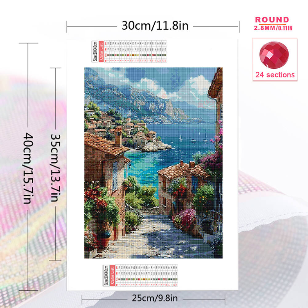 1pc frameless  Diamond Paintin - Photo Mosaic Print avaliação e preço
