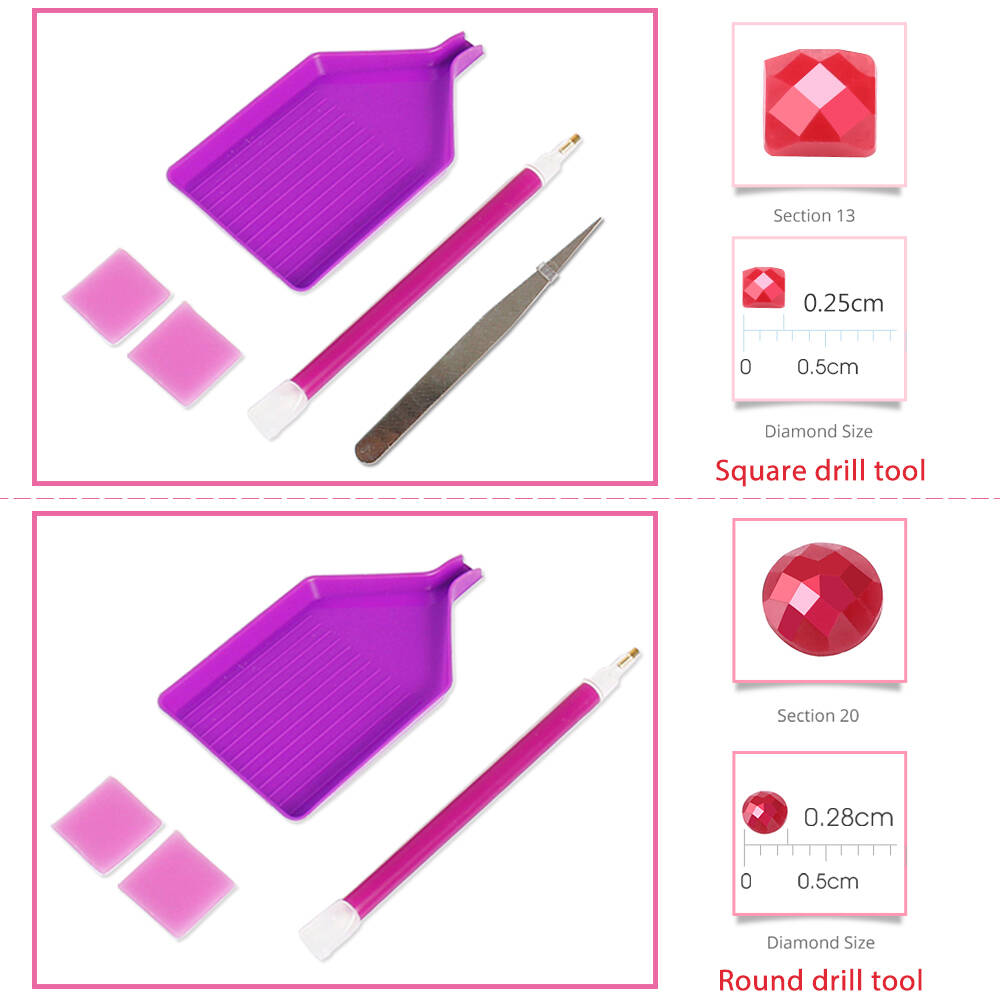 1pc frameless  Diamond Paintin - Photo Mosaic Print avaliação e preço