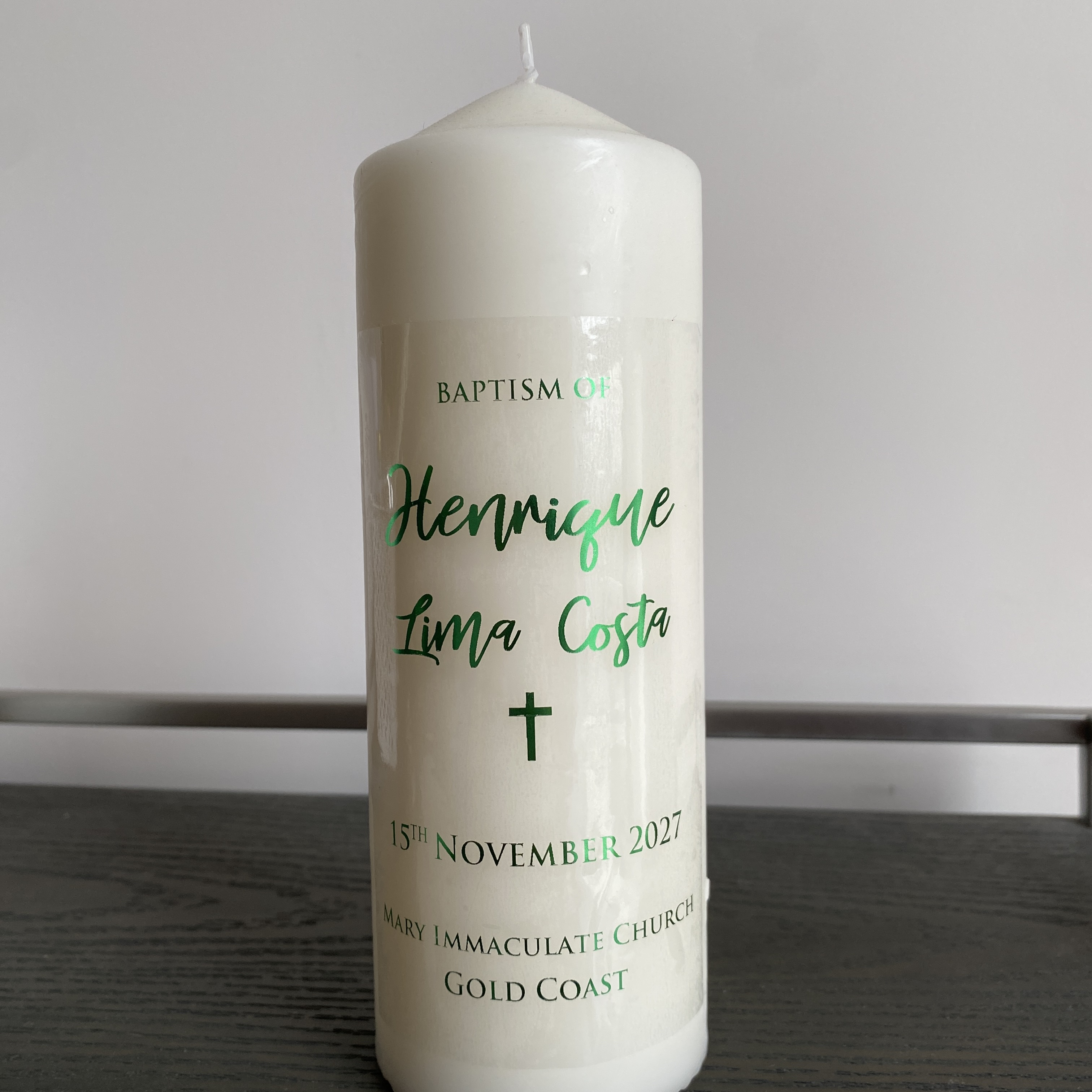 1 Personalized Wedding Candle  - Personalised Candle Label avaliação e preço