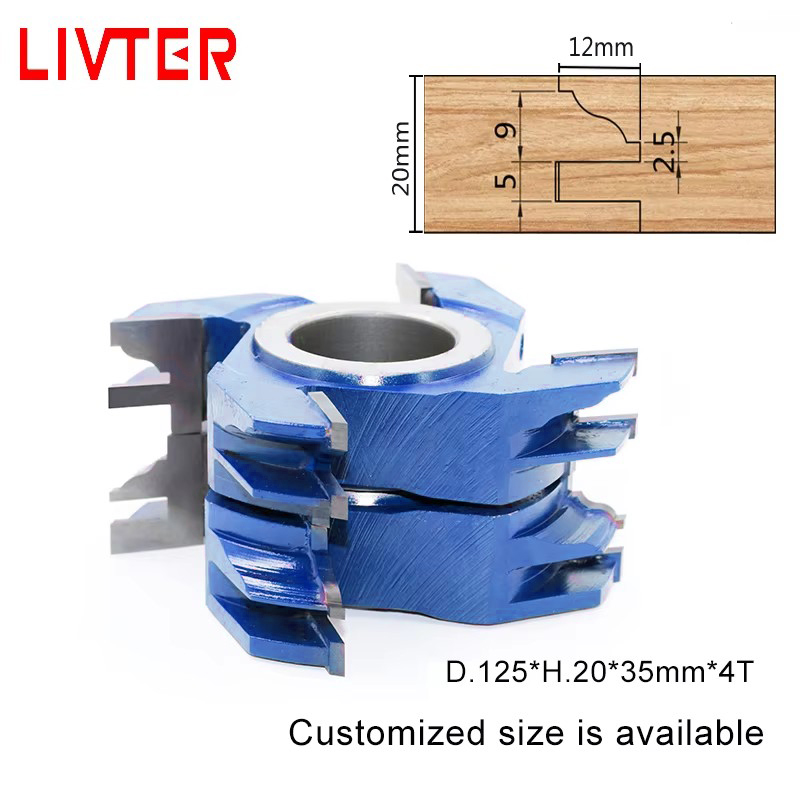 Solid Wood Profile Cutter Head - Engraved Wood Frame avaliação e preço