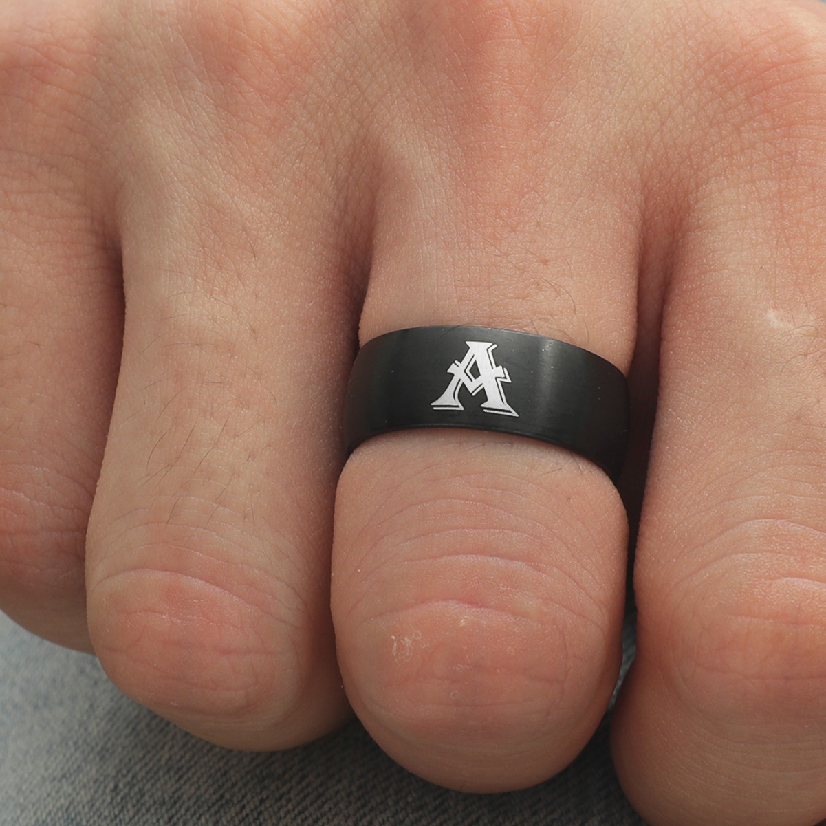 Personalised Initial Women Men - Initial Ring Custom avaliação e preço