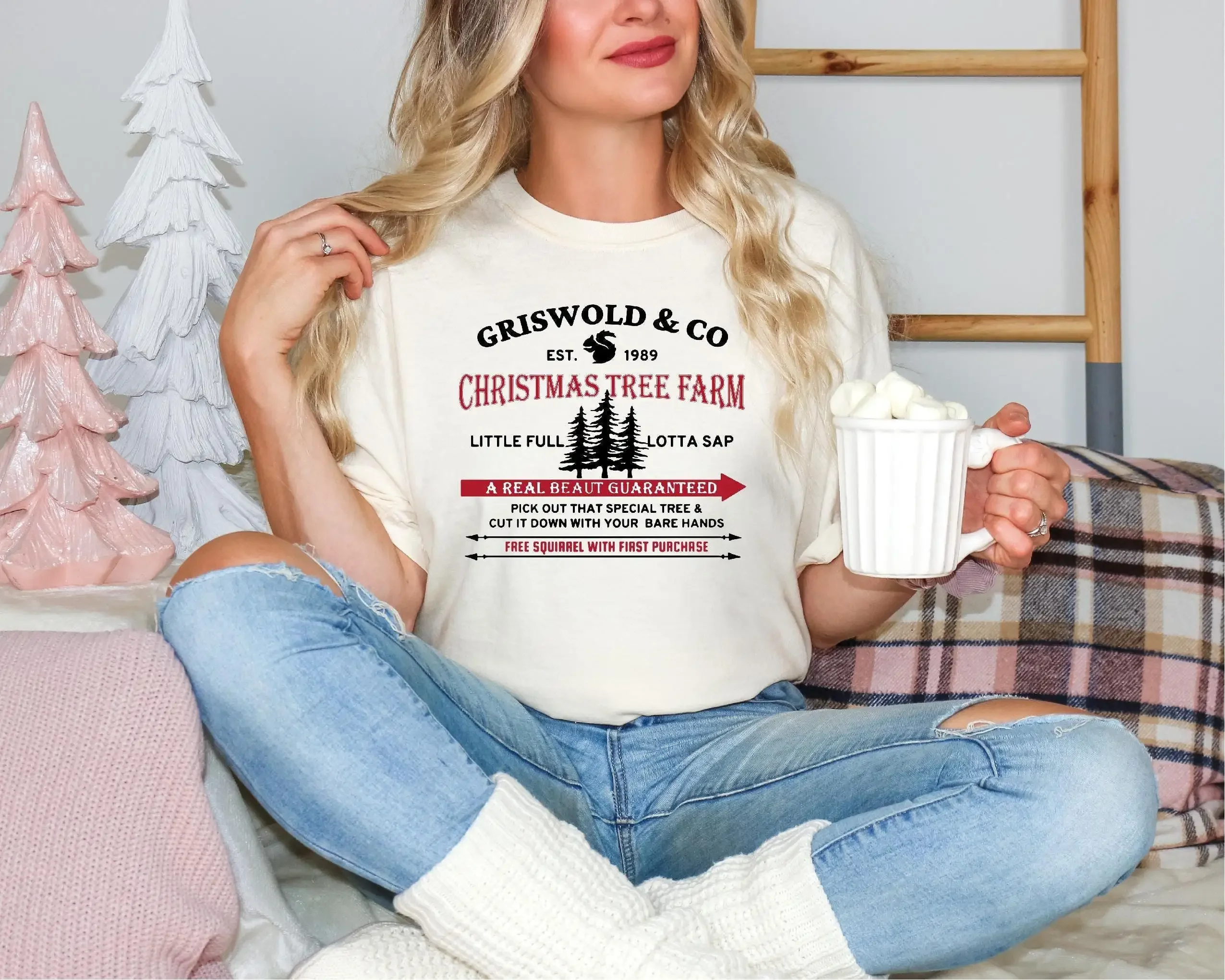 Griswold Co Tree Farm Since 19 - Family Tree Print avaliação e preço
