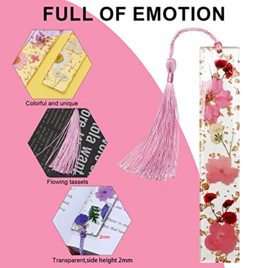 Bookmarks for Women, Book Mark - Dried Flower Bookmark avaliação e preço