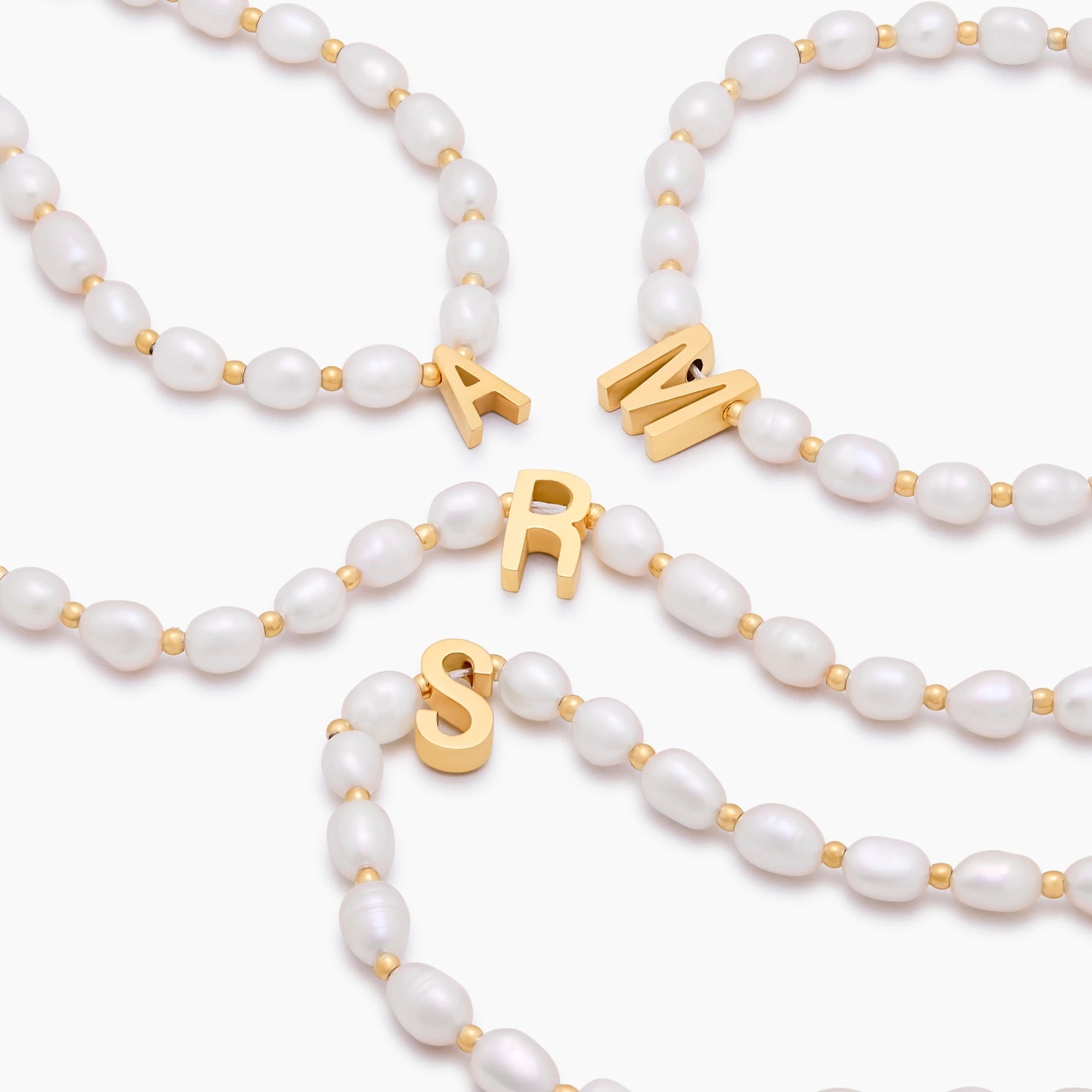 Custom PEARL INITIAL CHARM BRA - Initial Ring Custom avaliação e preço