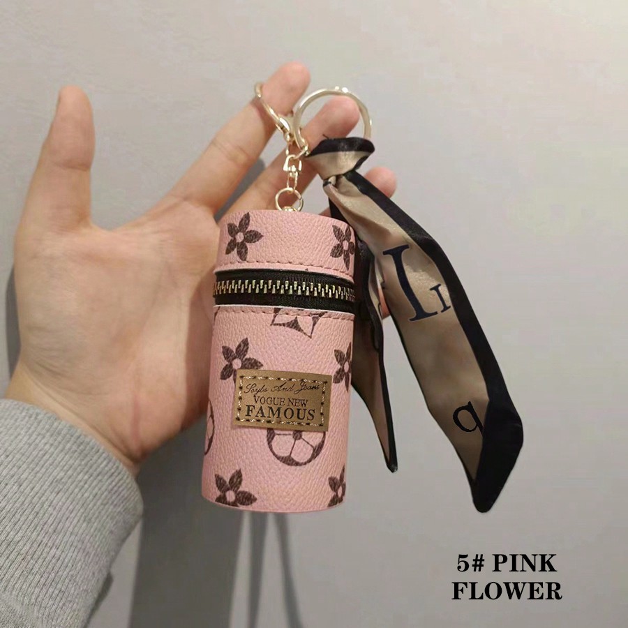 1pc Monogram Print Lipstick Ho - Monogram Keychain Leather avaliação e preço