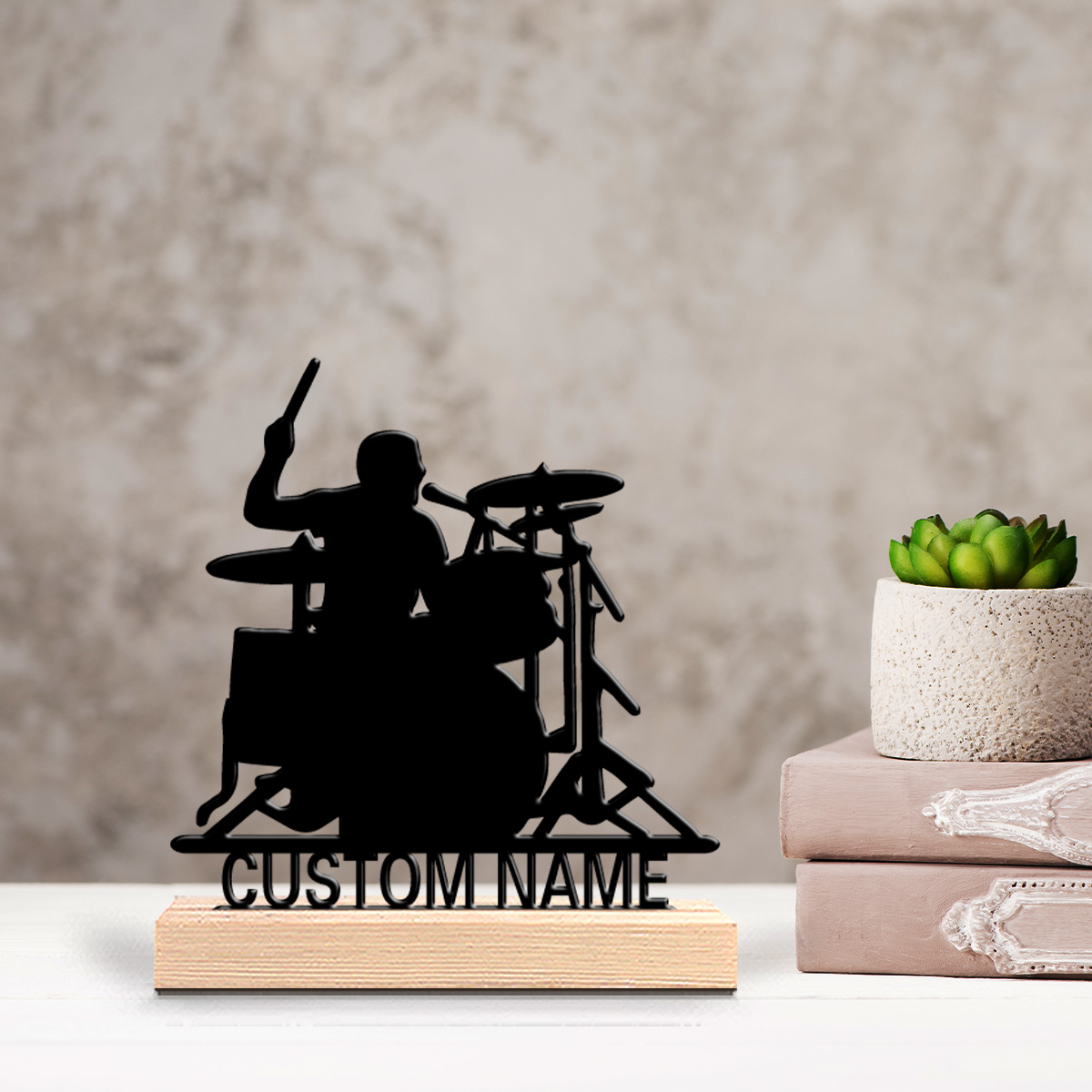 1pc Stylish Personalized Custo - Engraved Wood Frame avaliação e preço