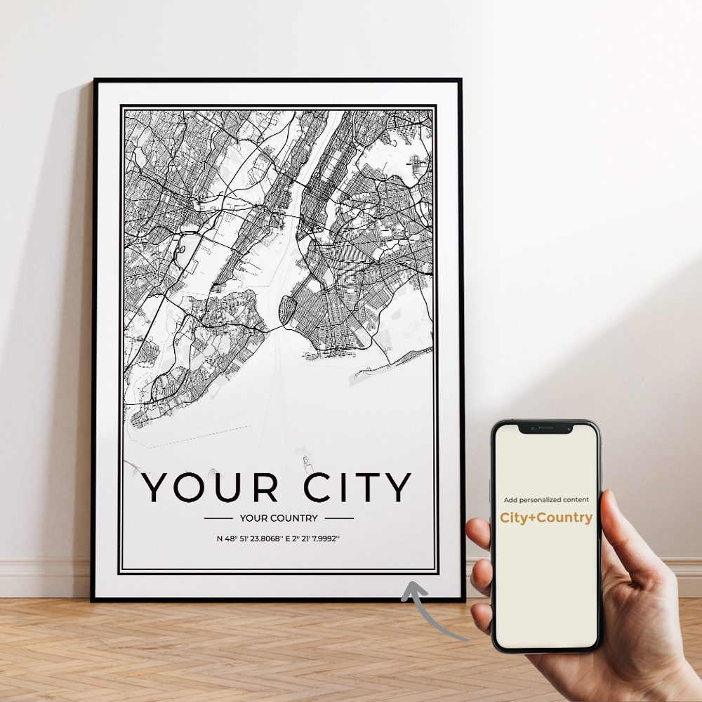 Custom Personalized City And C - Custom Star Map avaliação e preço