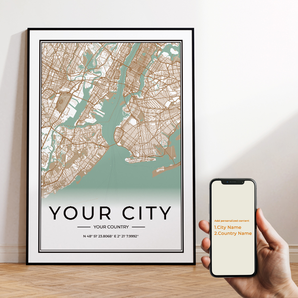 Custom Personalized City And C - Custom Star Map avaliação e preço