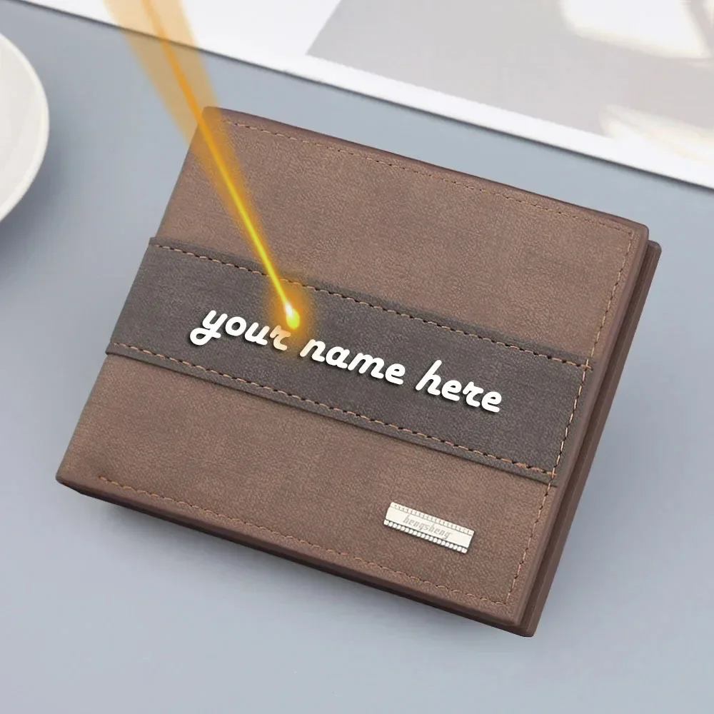 Custom Name Man Wallet Minimal - Personalized Name Box avaliação e preço