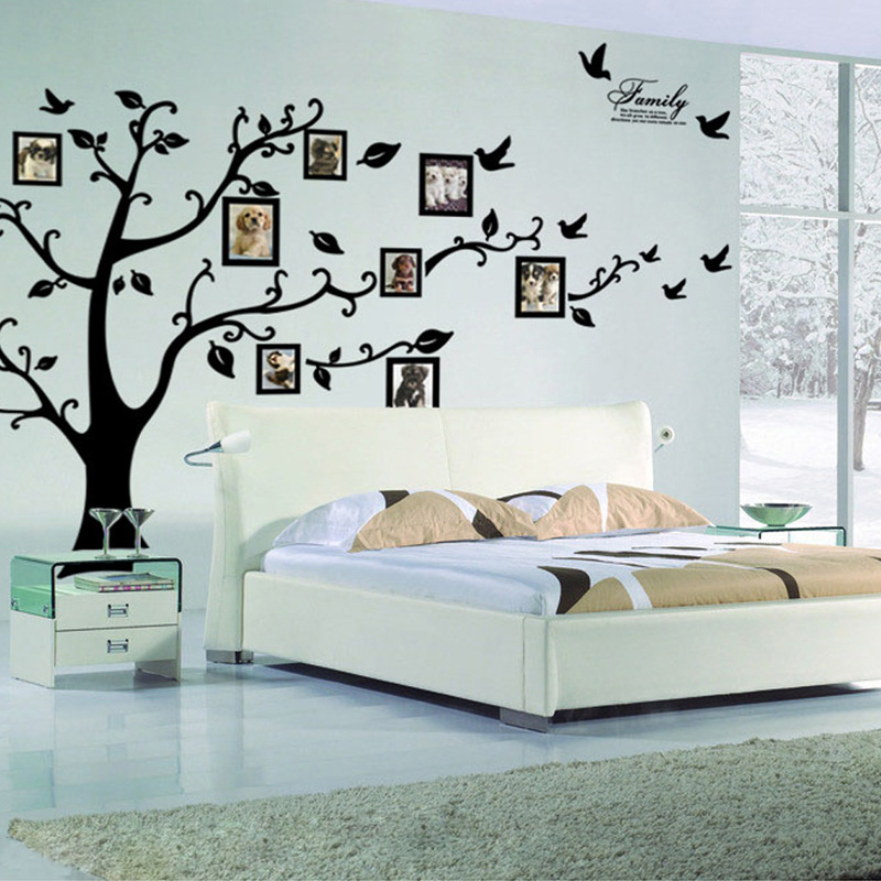 Large Size Photo Tree PVC Wall - Family Tree Print avaliação e preço