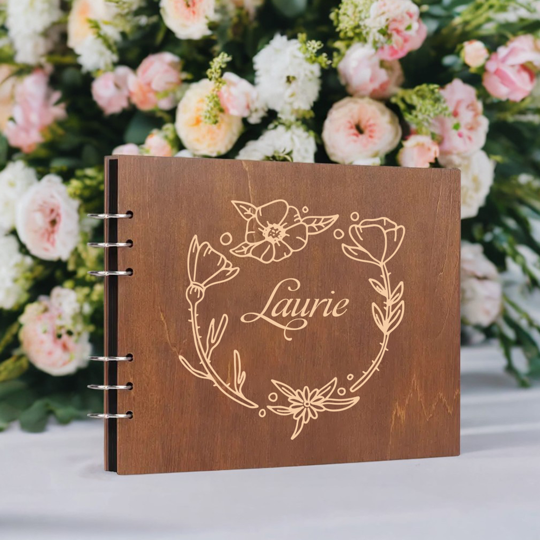 Personalized Wooden Photo Albu - Custom Photo Book avaliação e preço