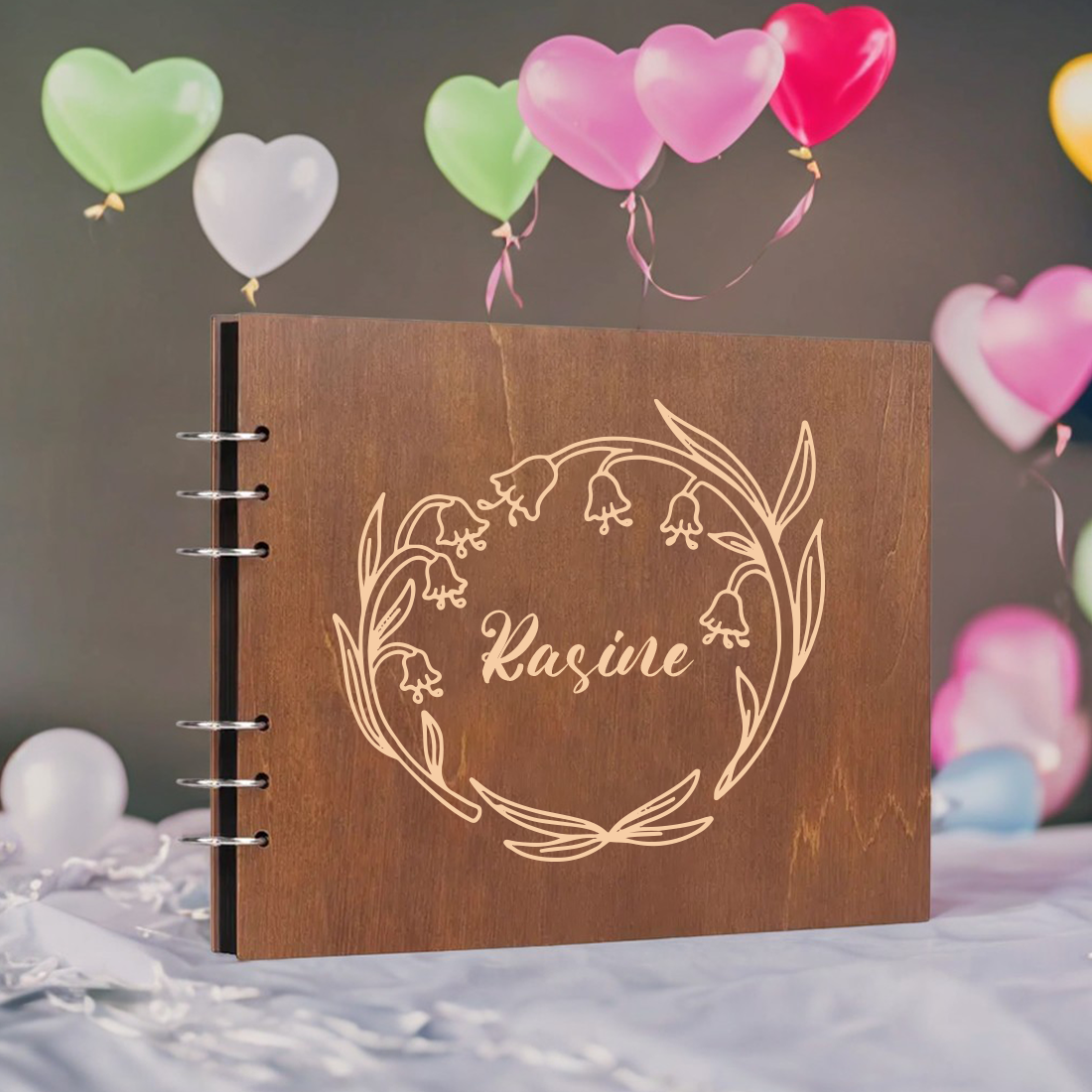 Personalized Wooden Photo Albu - Custom Photo Book avaliação e preço