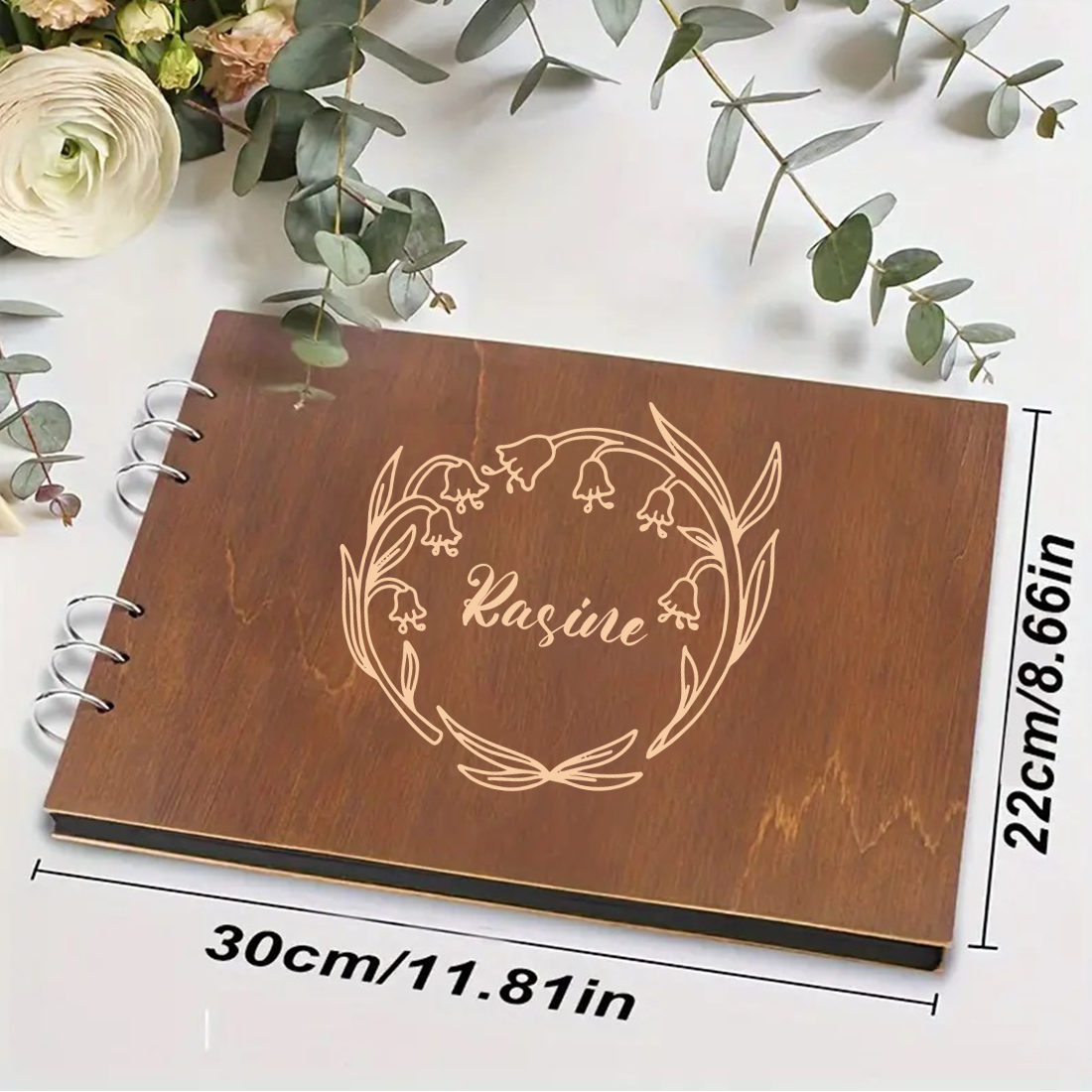 Personalized Wooden Photo Albu - Custom Photo Book avaliação e preço