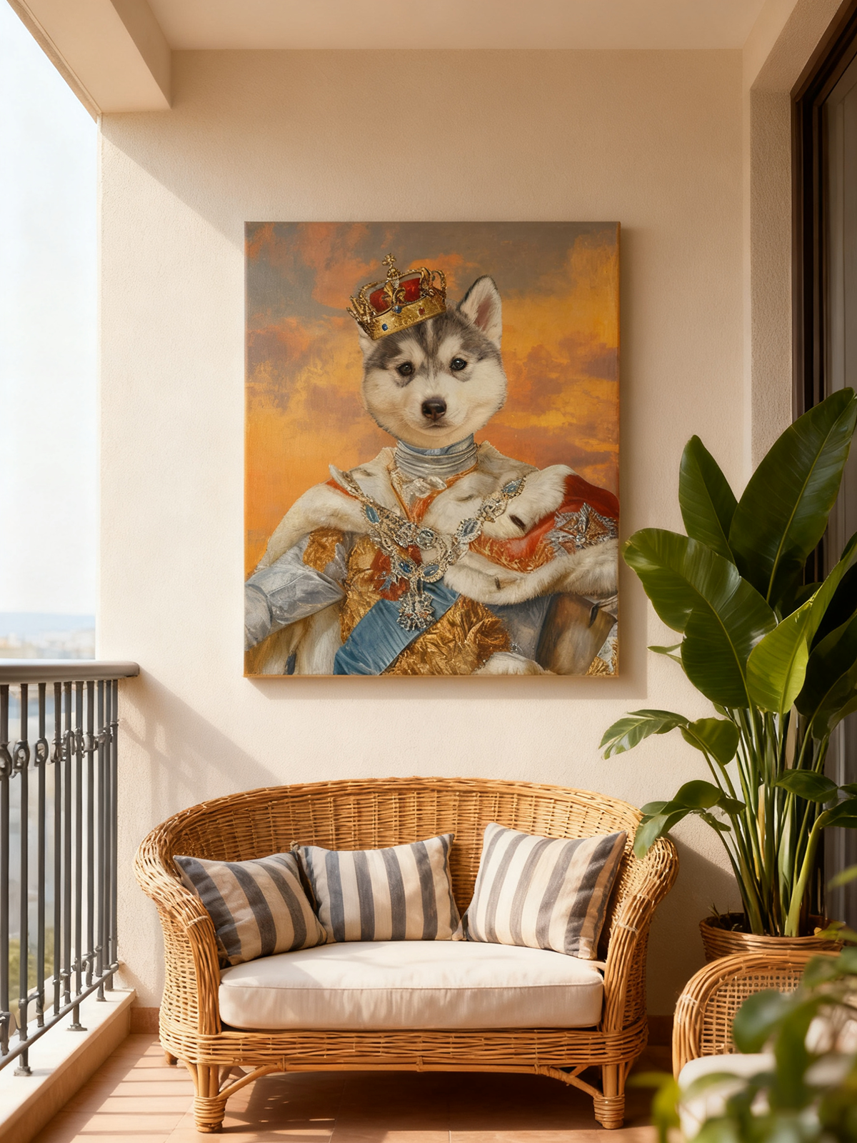 Customized Canvas Painting Roy - Pet Portrait Custom avaliação e preço