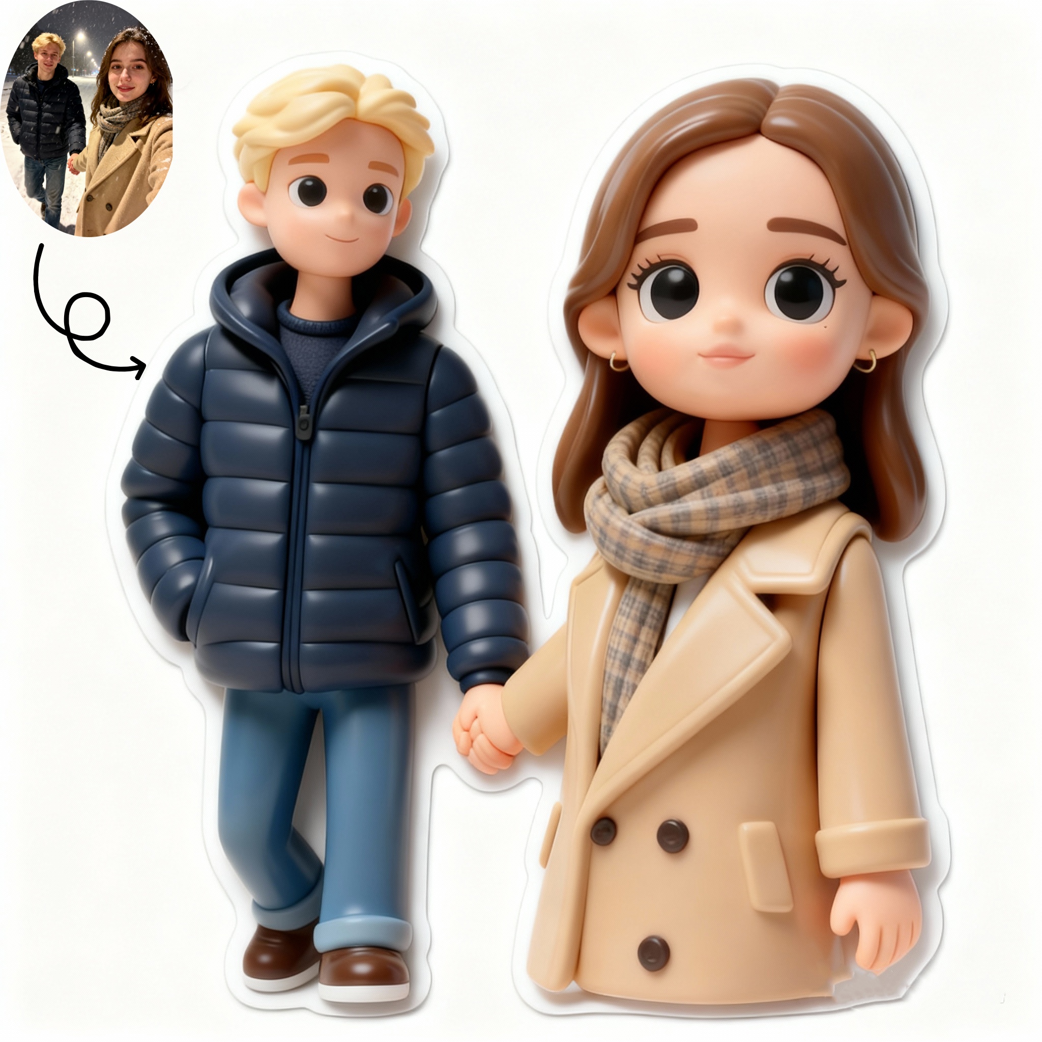 Personalized 3D Cartoon Charac - Custom Star Map avaliação e preço
