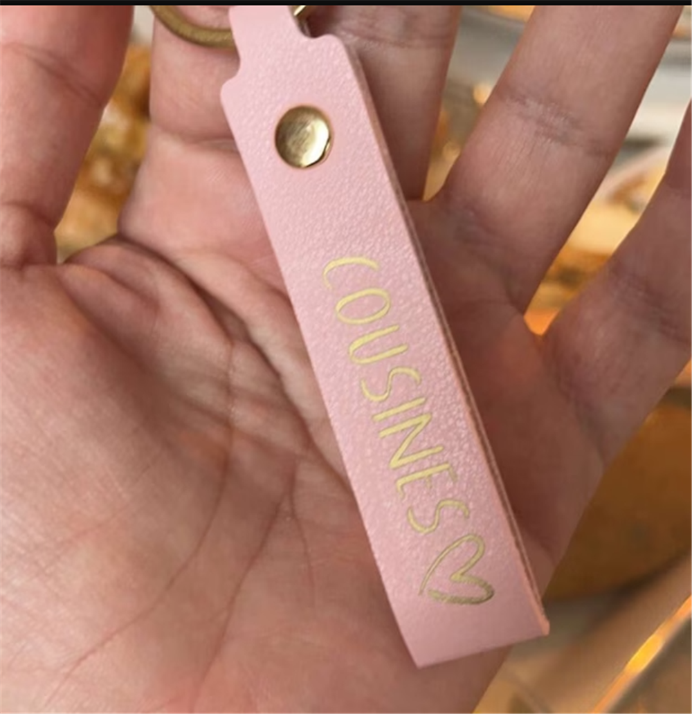 Personalized Leather Key Holde - Monogram Keychain Leather avaliação e preço