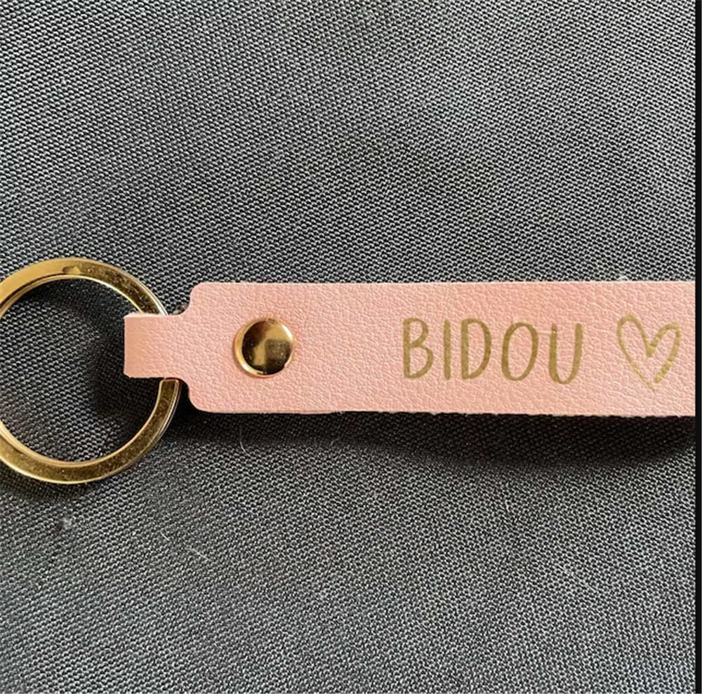 Personalized Leather Key Holde - Monogram Keychain Leather avaliação e preço