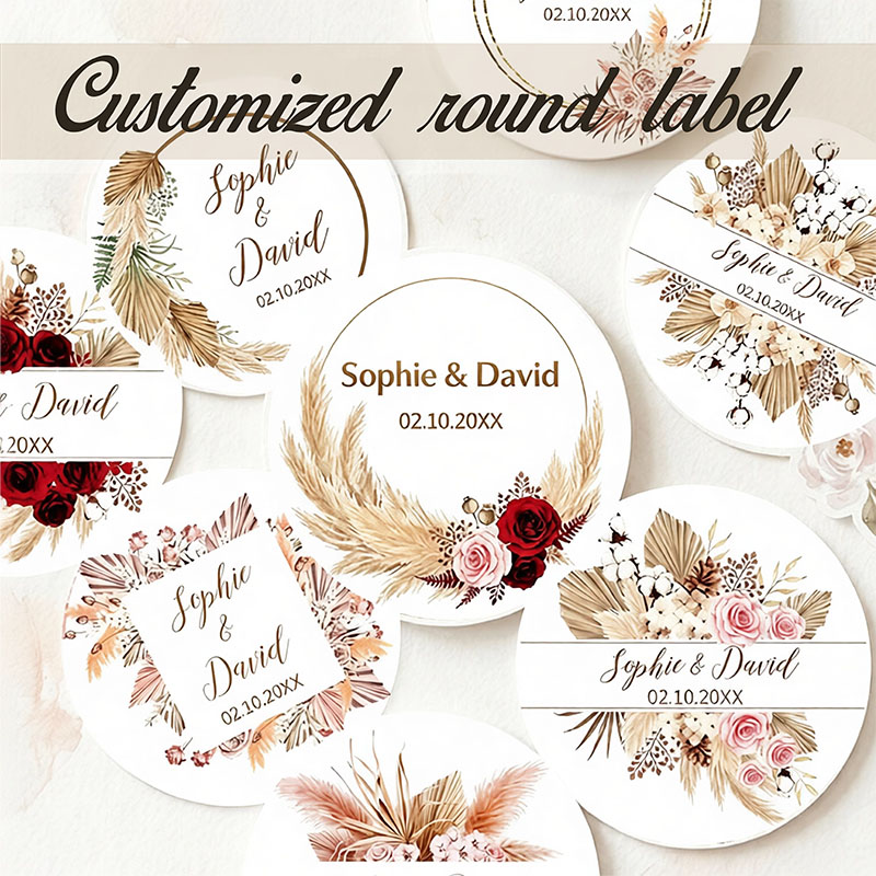 Personalized Boho Dried Pampas - Personalized Name Box avaliação e preço