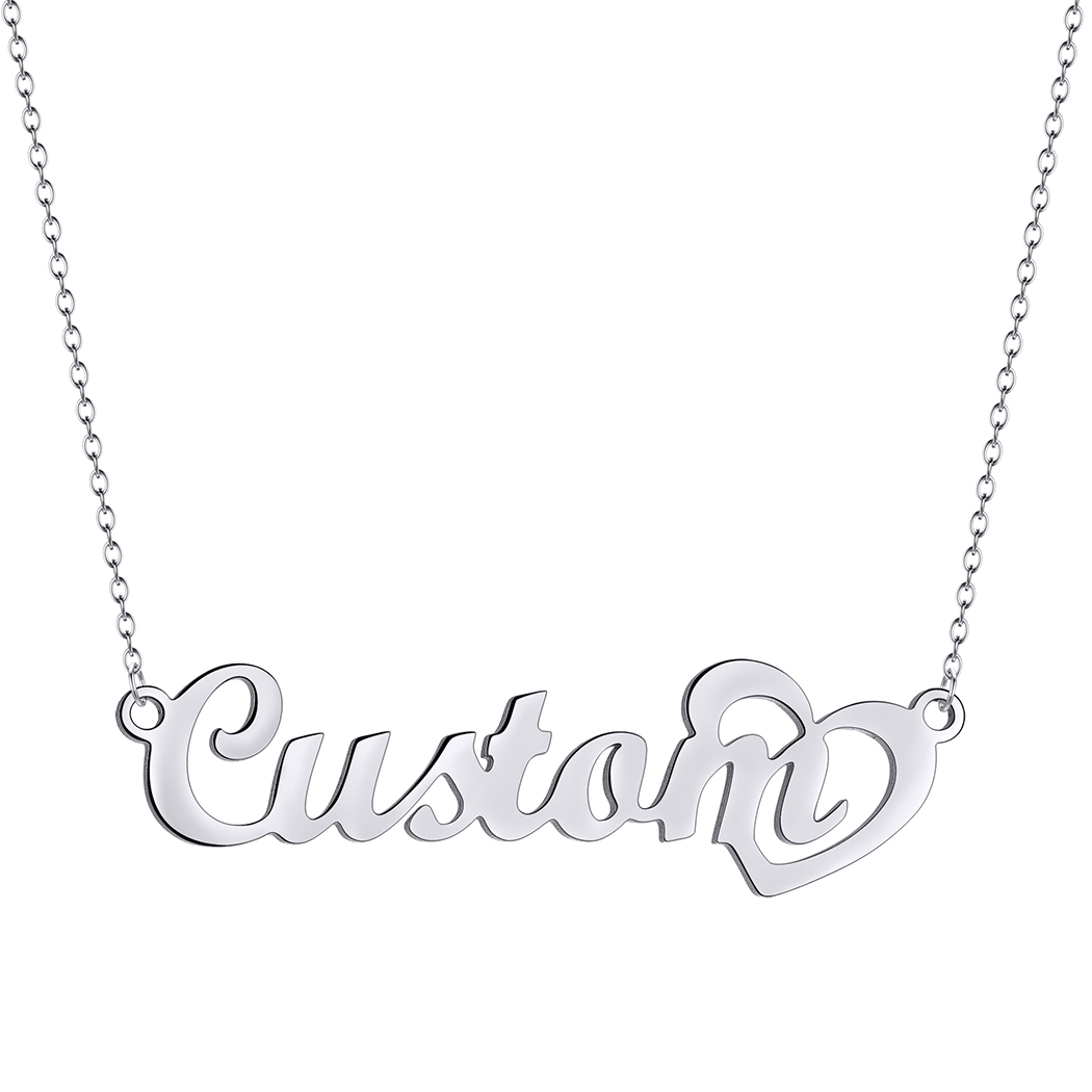 Customized Name Necklace with  - Name Necklace Custom avaliação e preço