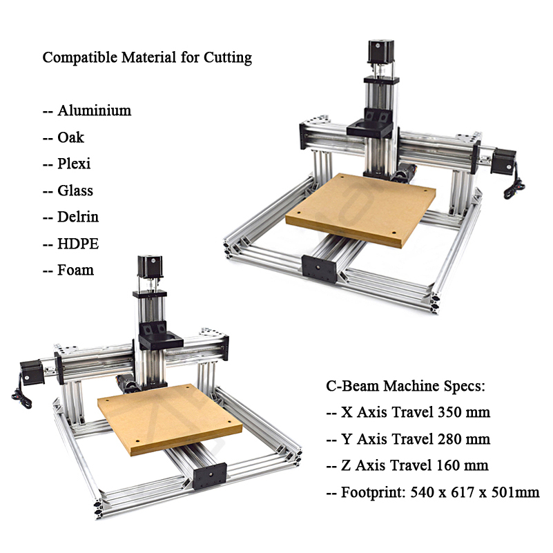 Openbuilds C-Beam 3-Axis CNC M - Engraved Wood Frame avaliação e preço