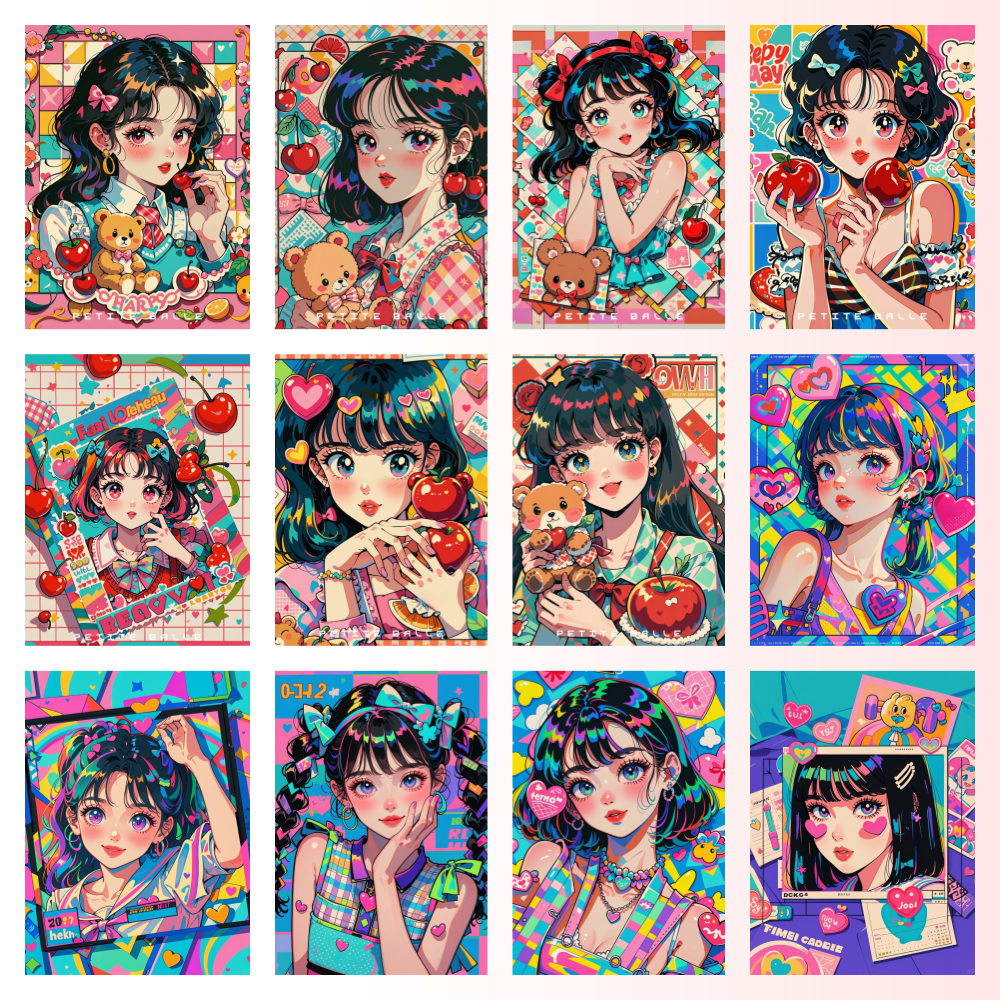 New 2024 Diamond Painting Neon - Photo Mosaic Print avaliação e preço