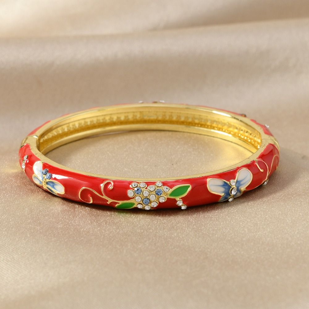 Double Bangle Vintage Cloisonn - Coordinates Bracelet avaliação e preço