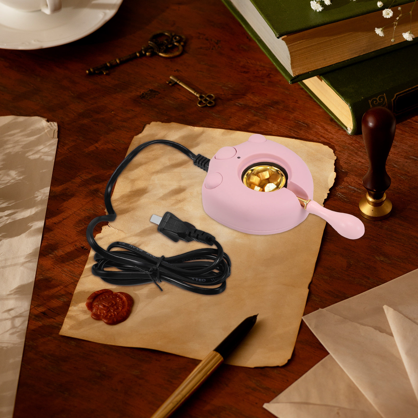 Wax Seal Furnace Electric Melt - Wax Seal Letter Kit avaliação e preço