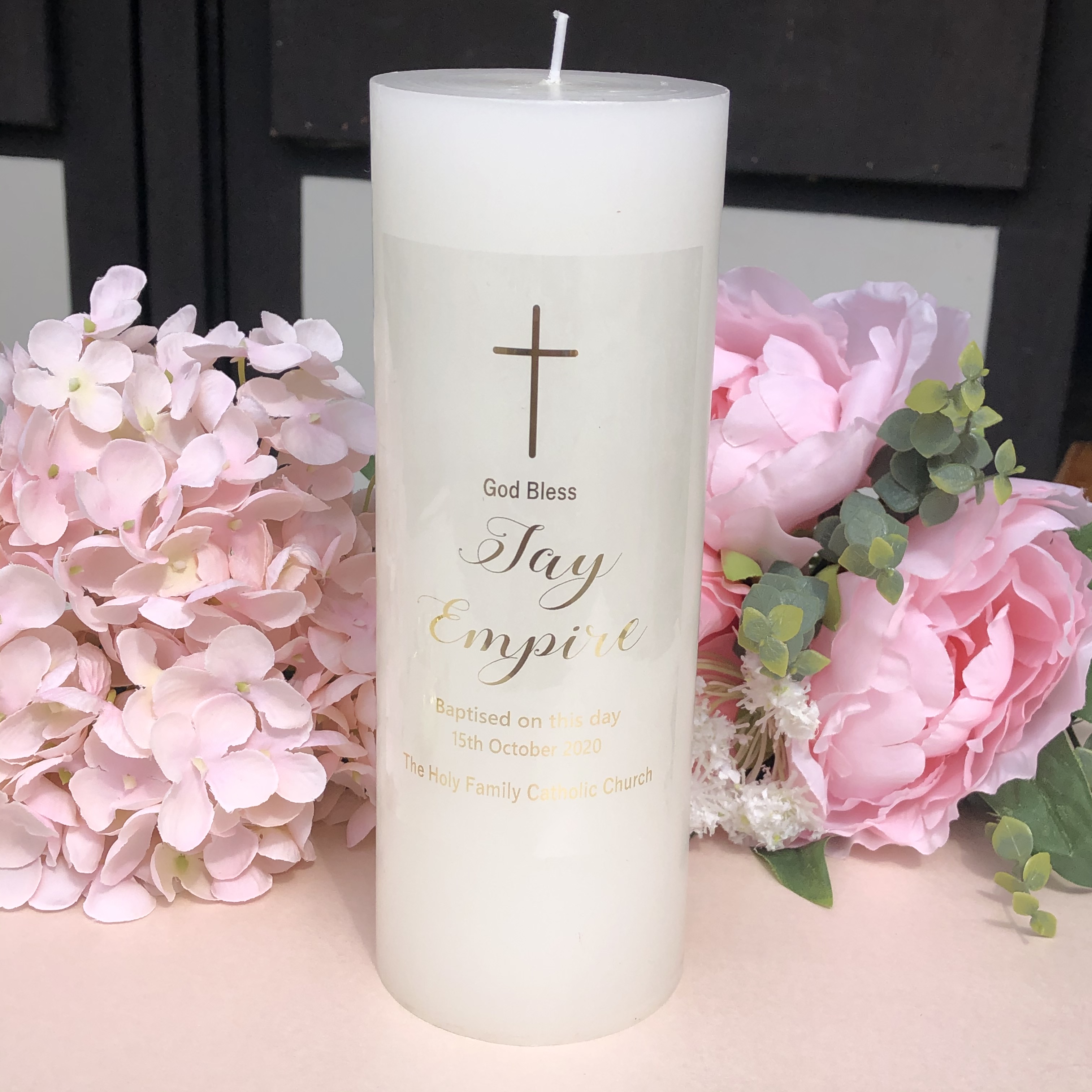 1 Personalised First communion - Personalised Candle Label avaliação e preço