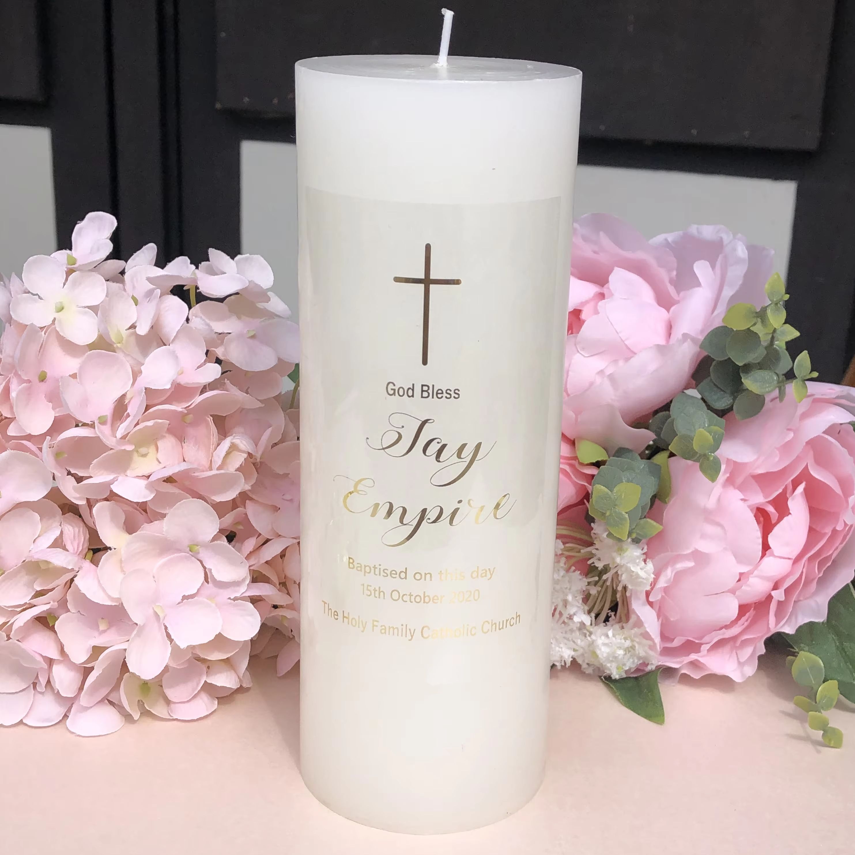 1 Personalised First communion - Personalised Candle Label avaliação e preço