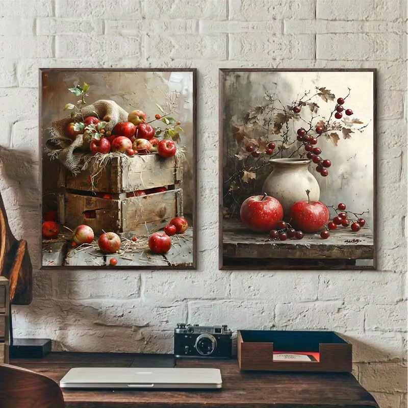 1pc Frameless  Retro Still Lif - Family Tree Print avaliação e preço