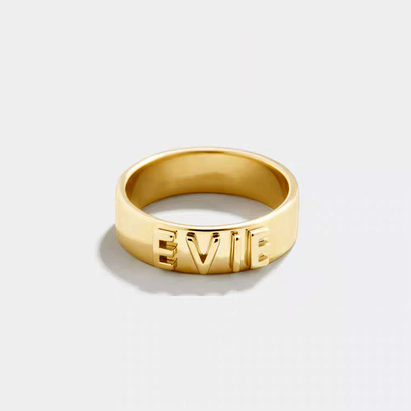 Personalized Name Ring for Men - Initial Ring Custom avaliação e preço
