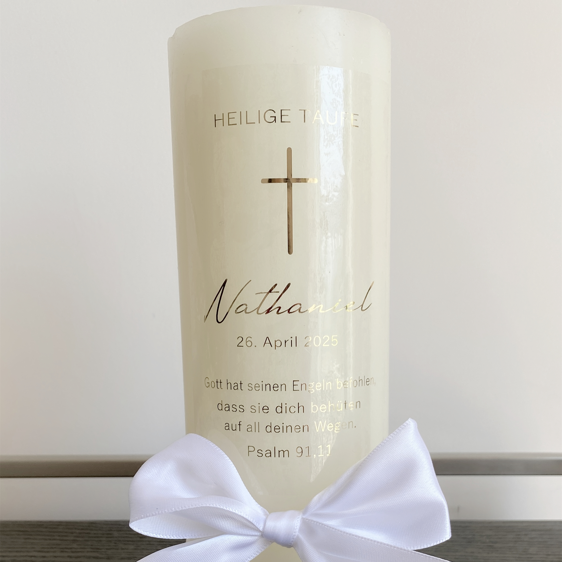 Personalized My Holy Baptism C - Personalised Candle Label avaliação e preço