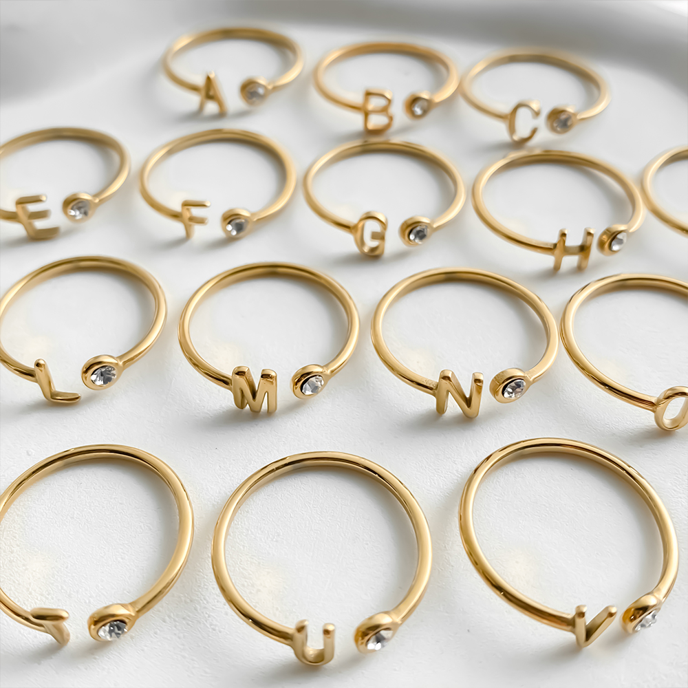 eManco Custom Open End Rings C - Initial Ring Custom avaliação e preço