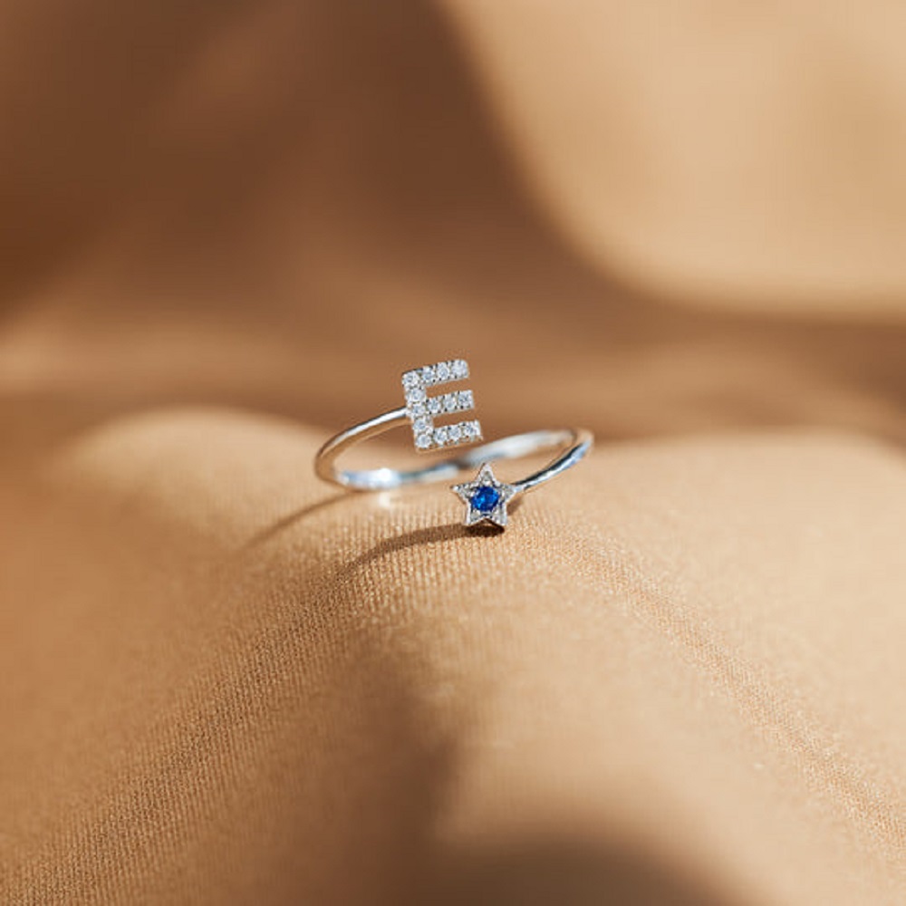 YOU WERE BORN TO SHINE INITIAL - Initial Ring Custom avaliação e preço