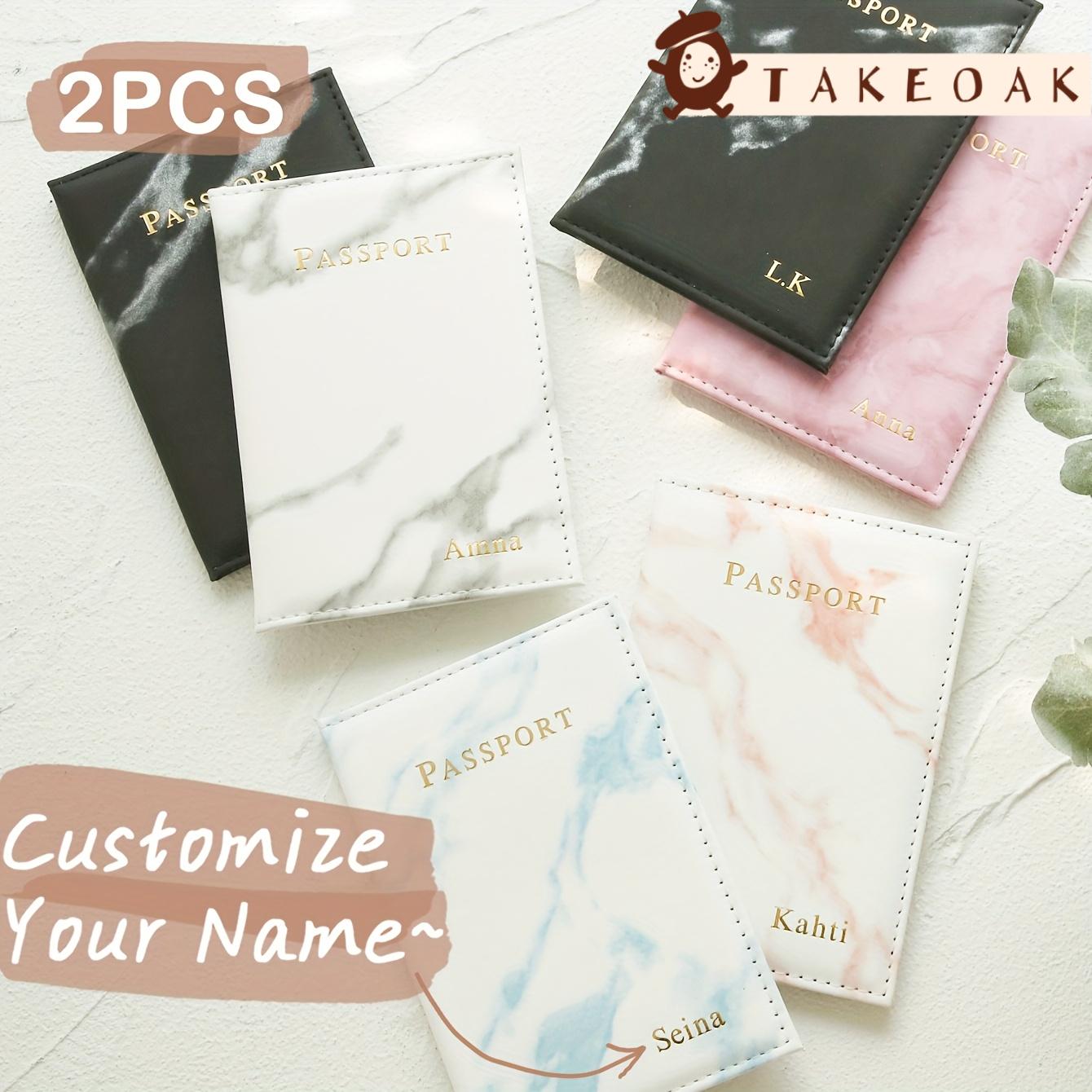 2PCS Custom Couple Passport Ho - Personalized Name Box avaliação e preço