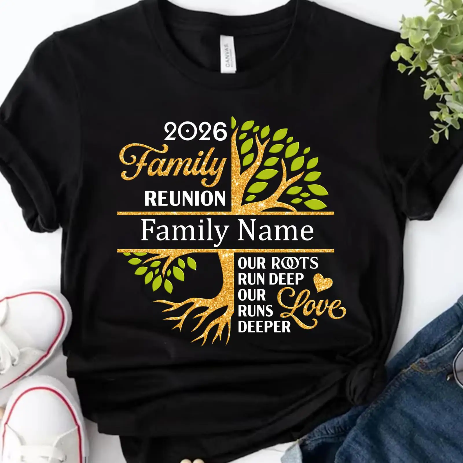 2026 Custom Family Reunion T S - Family Tree Print avaliação e preço