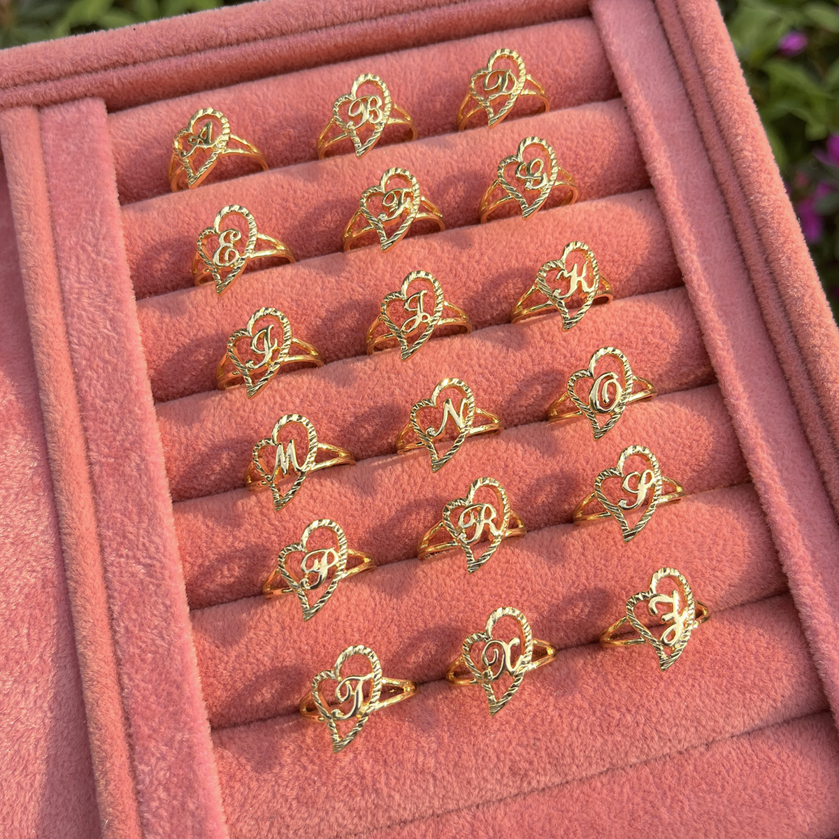 Wholesale Custom 26 Initials H - Initial Ring Custom avaliação e preço